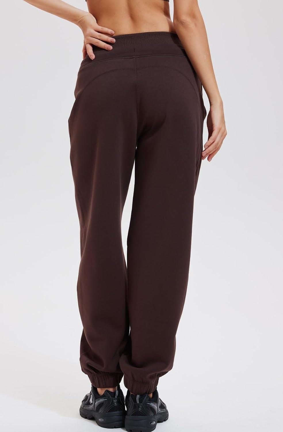 AFZ Women Baggy Sweatpants with Pockets Cotton Joggers Ankle Pants for Lounge Running Workout