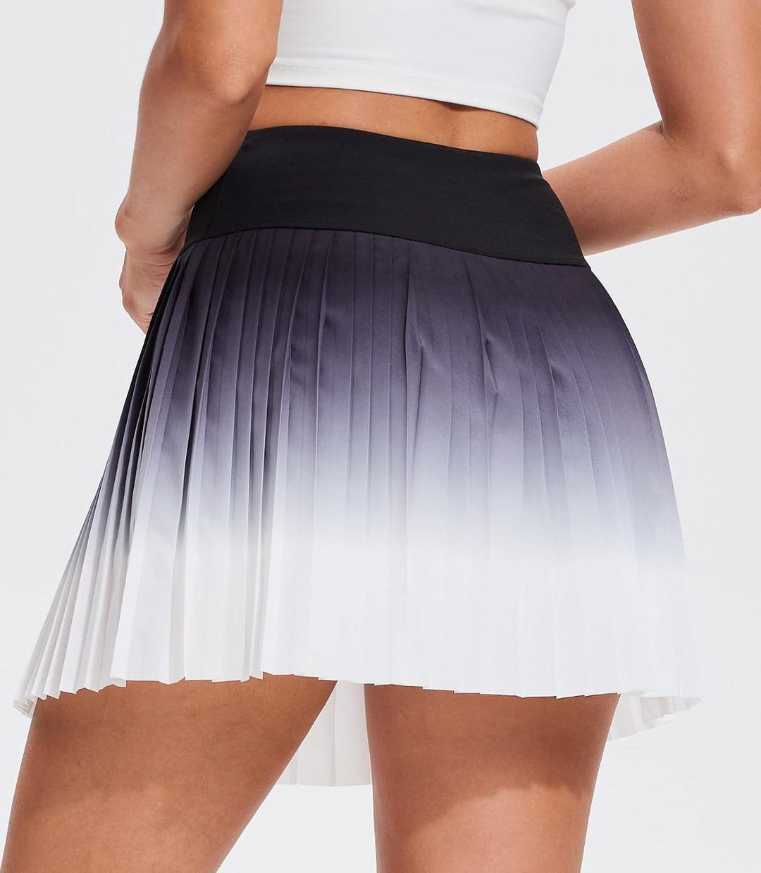 AFZ Women Pleated Tennis Skirt with Shorts High Waisted Tummy Control Pickleball Golf Skorts with Pockets