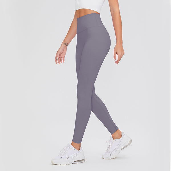 Women's Workout Leggings Lulu Align Cream Feeling High Waisted Stretch with Back Inner Pocket 7/8 Length Inseam 24IN